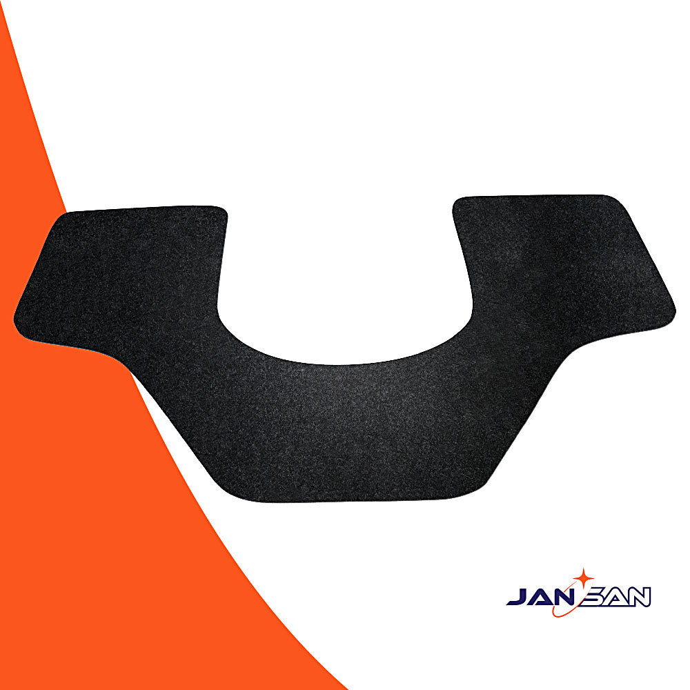 JanSan Commode Mat - Stick n' Go Adhesive, Waterproof, High Absorbency