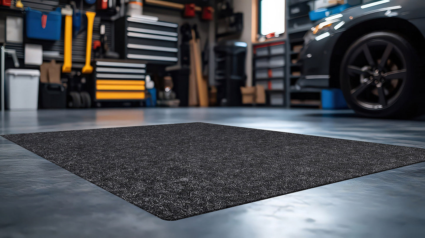 "Volta Mats – 14 Pieces (56 SQFT) 24"x24" Peel & Stick Customizable Flooring for Indoor/Outdoor Use, Strong Hold with Residue-Free Removal, Temperature-Resistant
